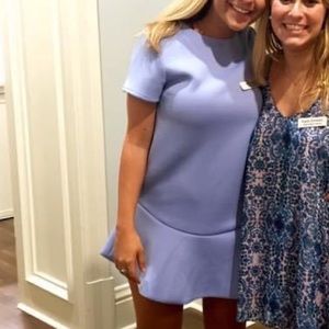 Periwinkle Flare Dress
